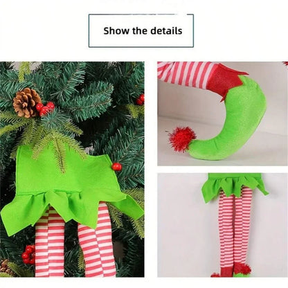 Elf Legs Christmas Decoration