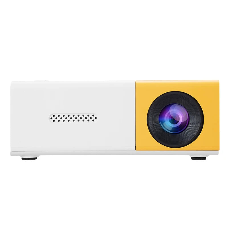 Mini Projector, Supports 1080P HD, HiChip 3101, LED Light Source, Manual Focus, Media Player, Portable Home Projector