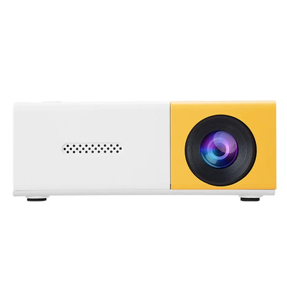 Mini Projector, Supports 1080P HD, HiChip 3101, LED Light Source, Manual Focus, Media Player, Portable Home Projector